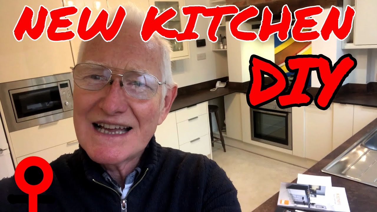 New kitchen DIY installation of B&Q flat pack cupboards and compact laminate worktops final episode