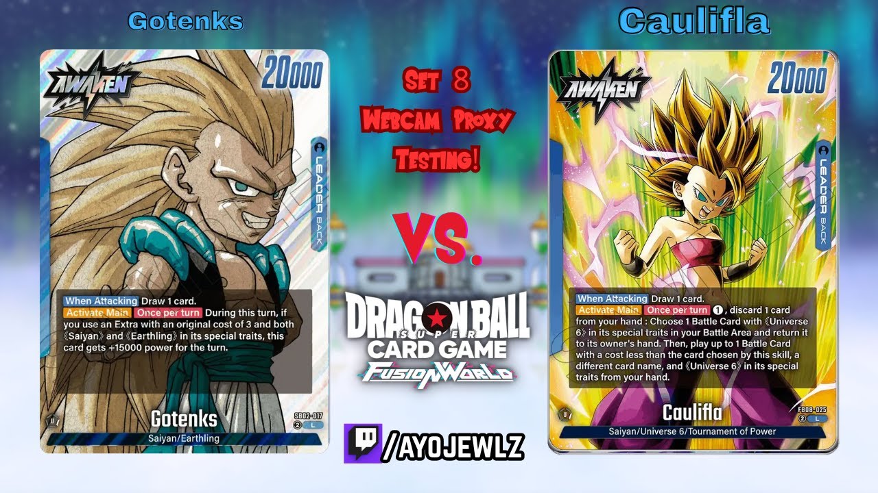 (U) Gotenks vs (U) Caulifla | Set 8 - SAIYAN'S PRIDE | DBS Fusion World