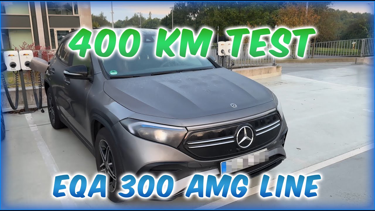 Reichweitentest mit dem Mercedes EQA 300 4MATIC AMG Line | 400 km mit nur einer Ladung!