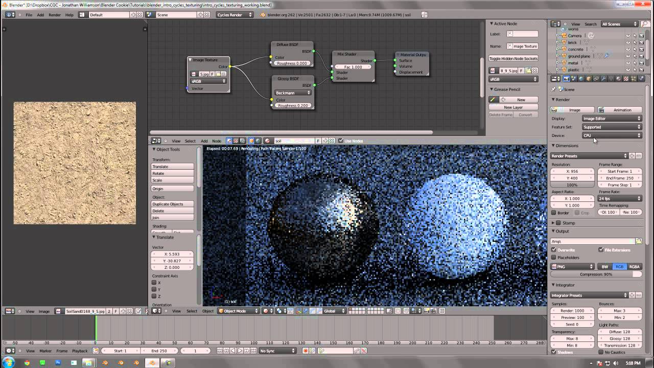 Introduction to Texturing with Cycles in Blender
