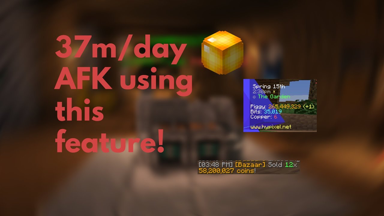 Make 37mil/Day AFK using this NEW FEATURE in the GARDEN UPDATE!