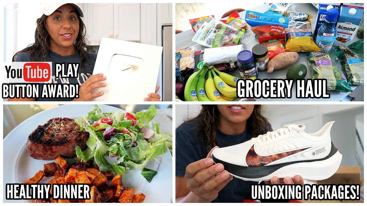VLOG! GROCERY HAUL, UNBOXING PACKAGES, & GRILLING!