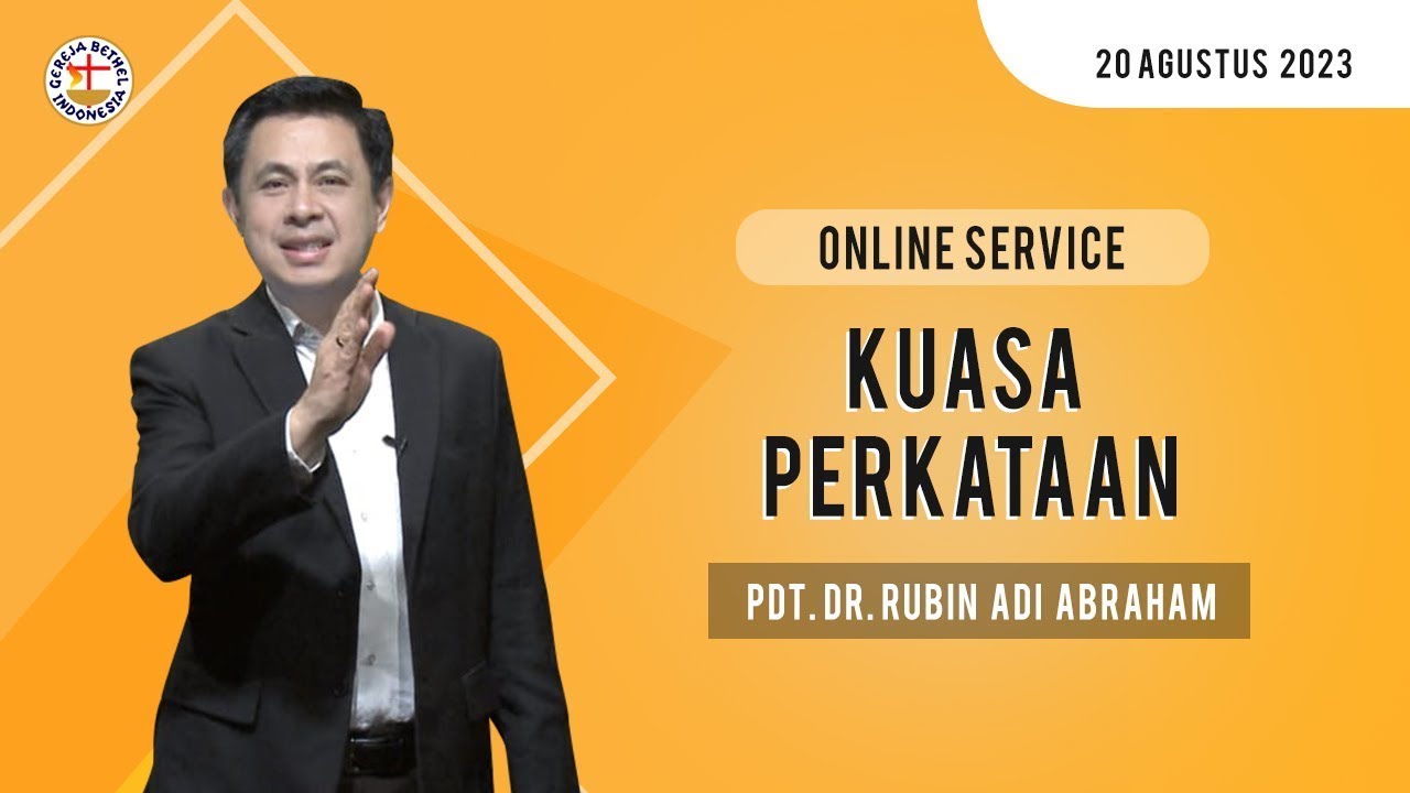 Pdt. Dr. Rubin Adi Abraham - Kuasa Perkataan