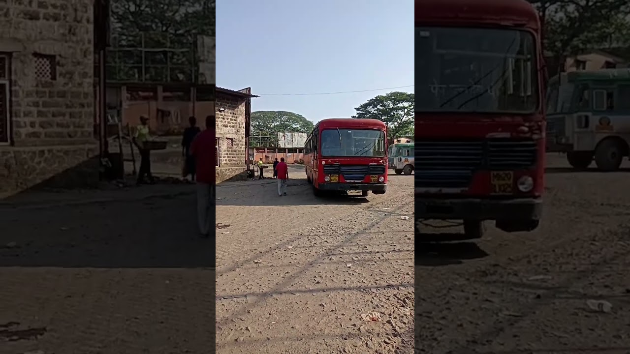Msrtc Long old Hirkani Bus #bus #publictransport #msrtc #transport #travel #ashokleyland #busfan