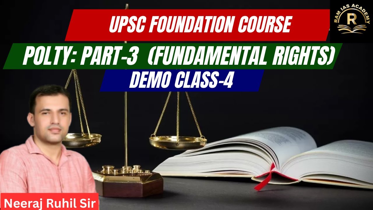💥 Must Watch UPSC Foundation Demo Class 4 for Beginners | Neeraj Ruhil Sir | RAM IAS Academy