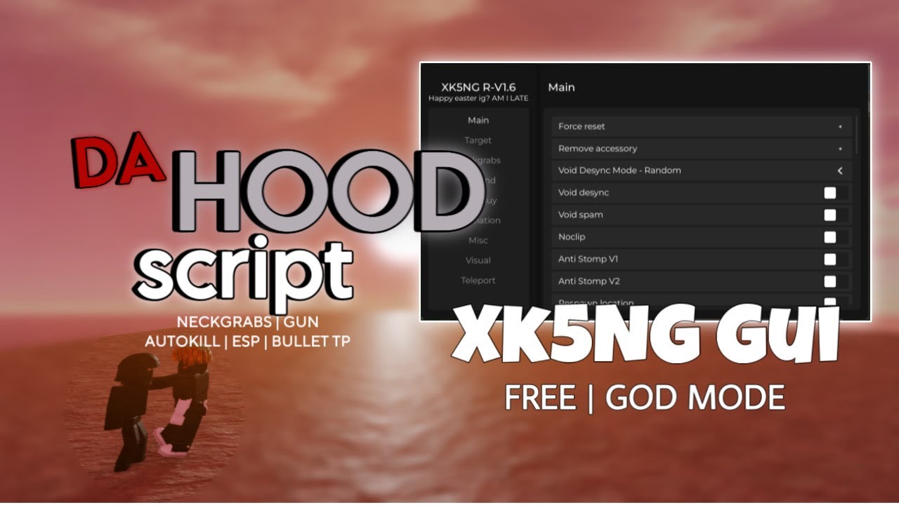 Best *OP* FREE Da Hood script | XK5NG GUI! BULLET TP! NECKGRABs! AUTOKILL!