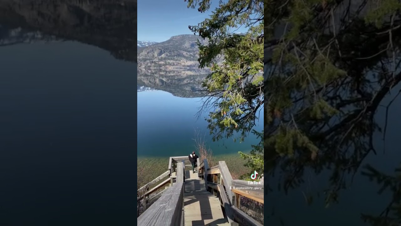 Glassy Waters of Okanagan Lake 🇨🇦 #britishcolumbia #okanagan #kelowna