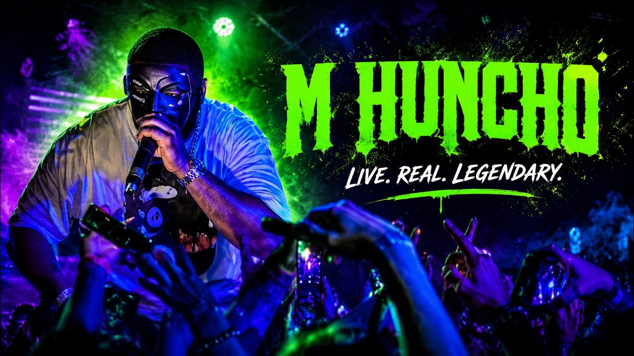 M Huncho performs live in Vancouver 2022