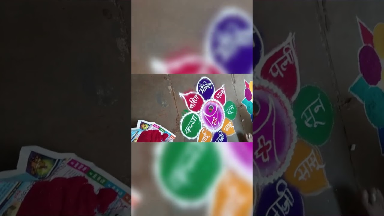 ८ मार्च, जागतिक महिला दिनानिमित्त रांगोळी.