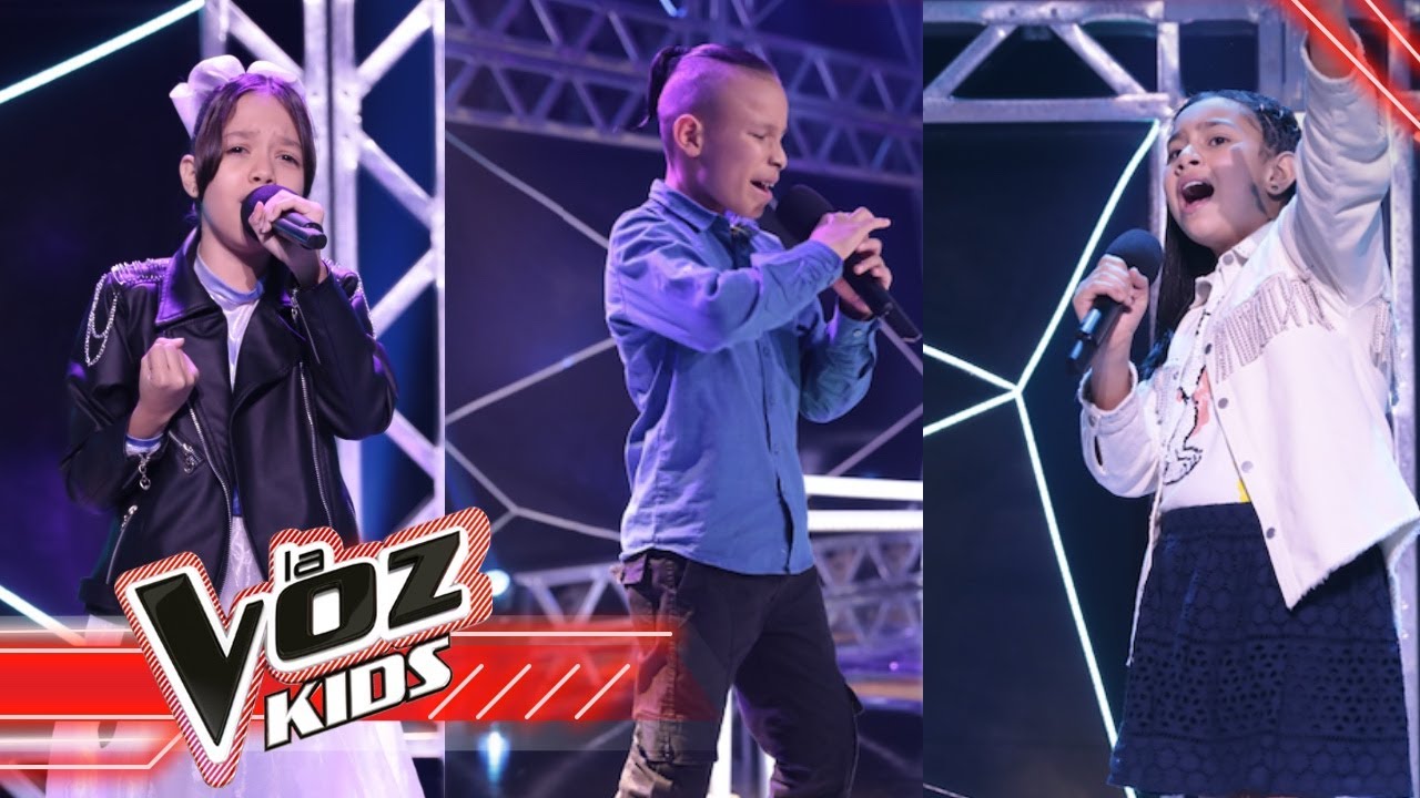 Juliana, Thiago y Paola cantan ‘Sombras nada más’ - Batallas | La Voz Kids Colombia 2021