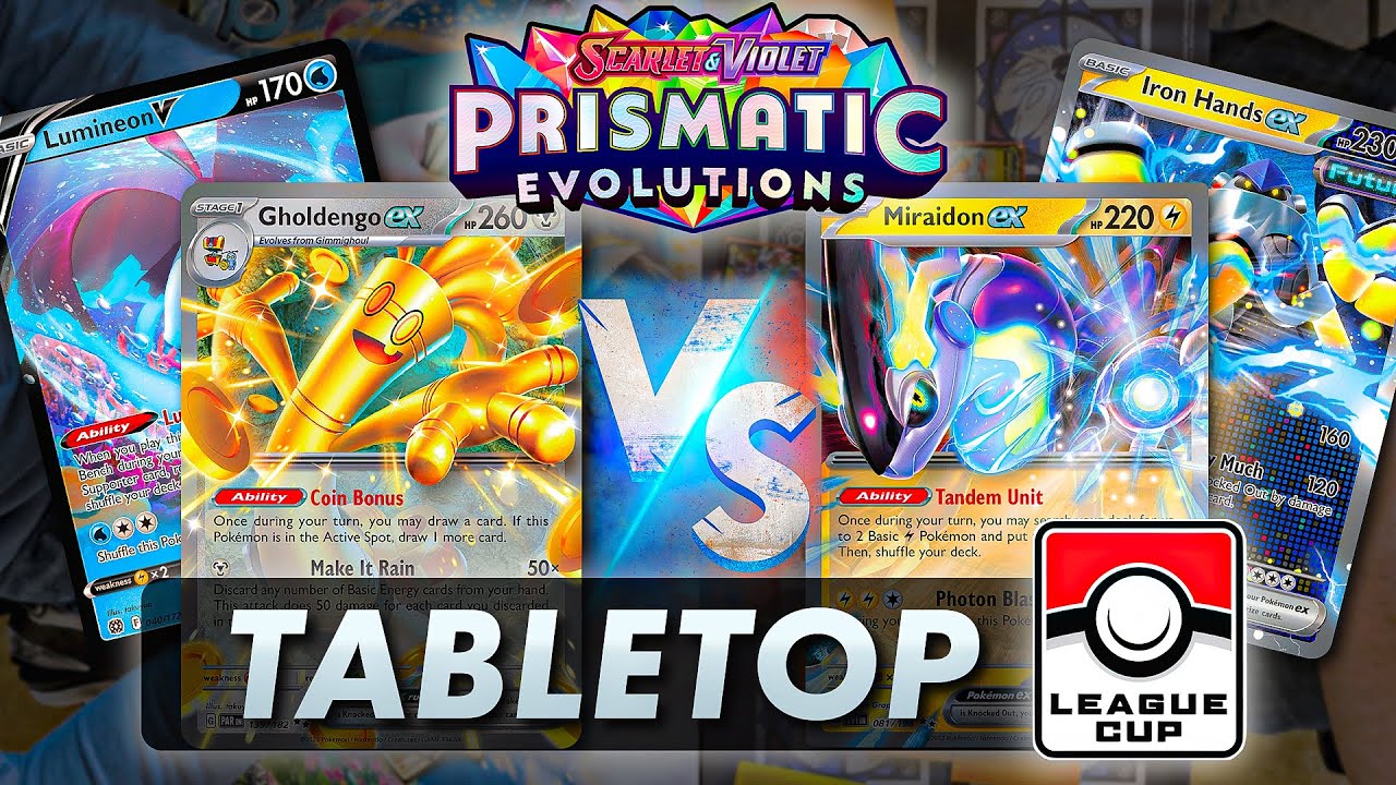 Gholdengo ex vs Miraidon ex (Round 3)【Prismatic Evolutions】League CUP | Tabletop