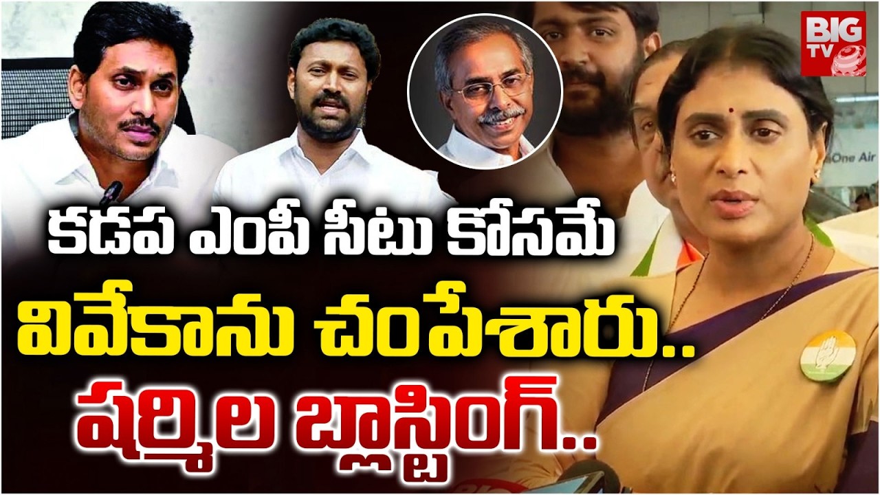 YS Sharmila Shocking Facts on Vivekananda Reddy M_urder | కడప ఎంపీ సీటు కోసమే వివేకాను చంపేశారు