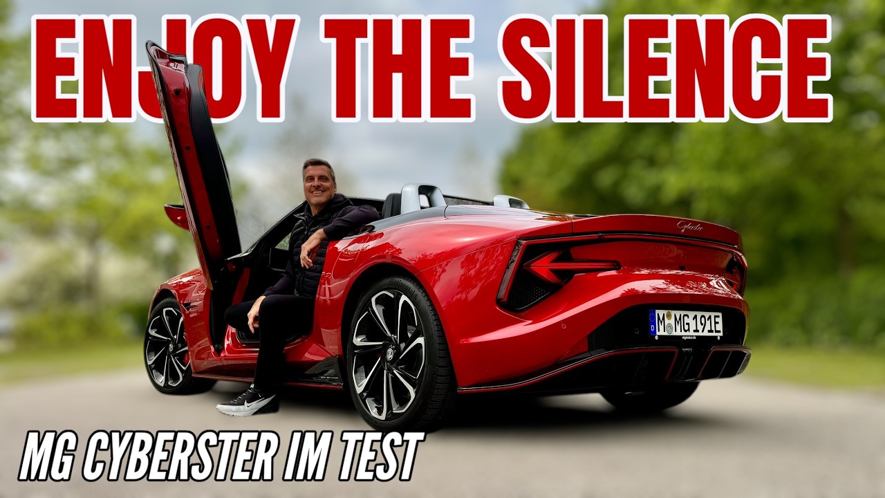 MG CYBERSTER im Test mit AUTOBAHN: Wie EMOTIONAL ist der Elektro-Roadster mit 375 kW / 510 PS?