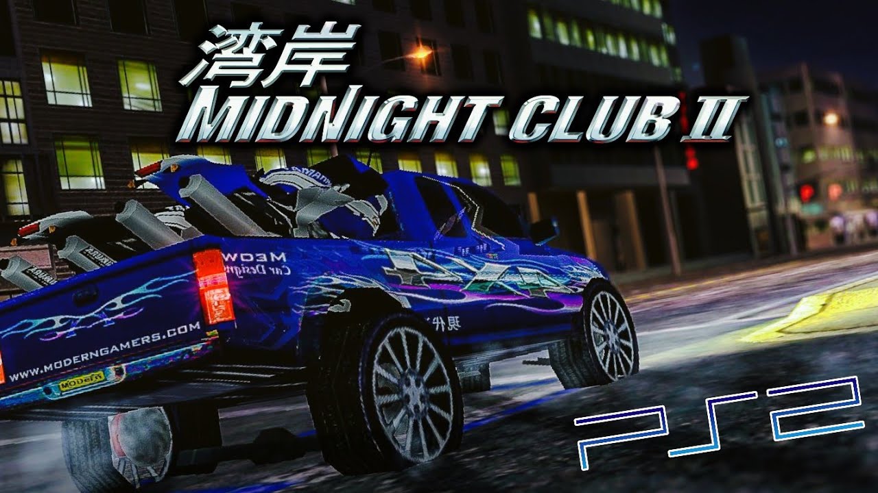 CUSTOM TEXTURES + MODDED RACE EDITOR IN MIDNIGHT CLUB 2 PS2