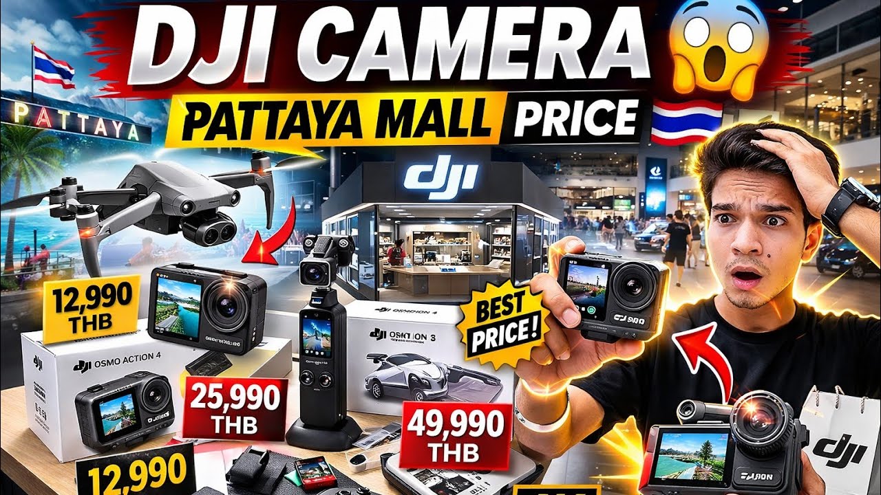 Thailand 🇹🇭 vs India 🇮🇳 | DJI Camera Price Shock 😱@anshulkumar2134