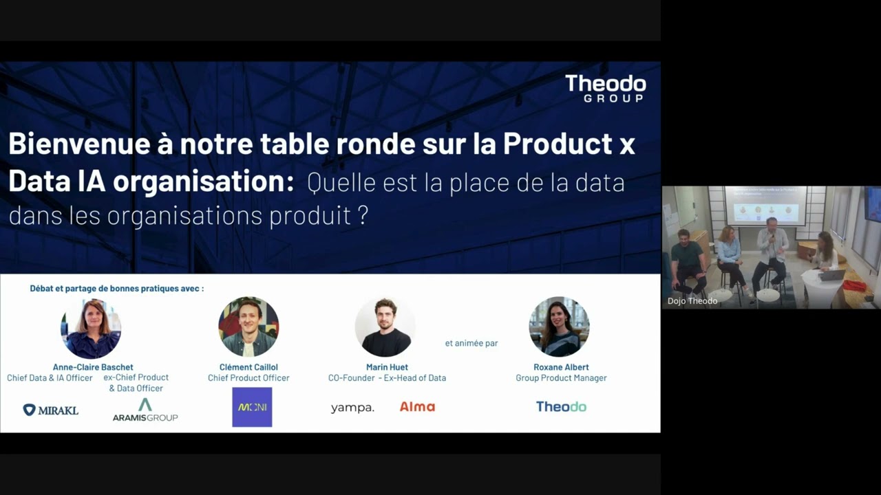 Table ronde Product Organisation Data & IA Juin 2024