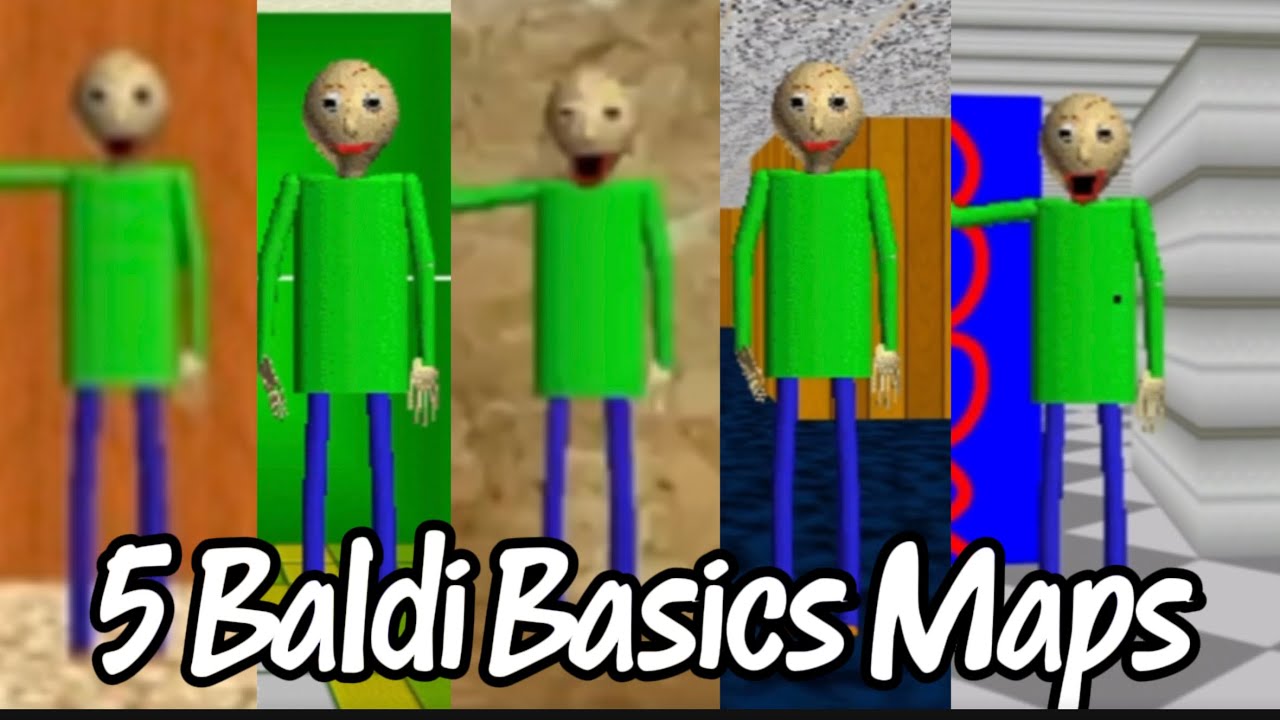 5 Fanmade Baldi's Basics Maps in Roblox | Baldi's Basics (Map)