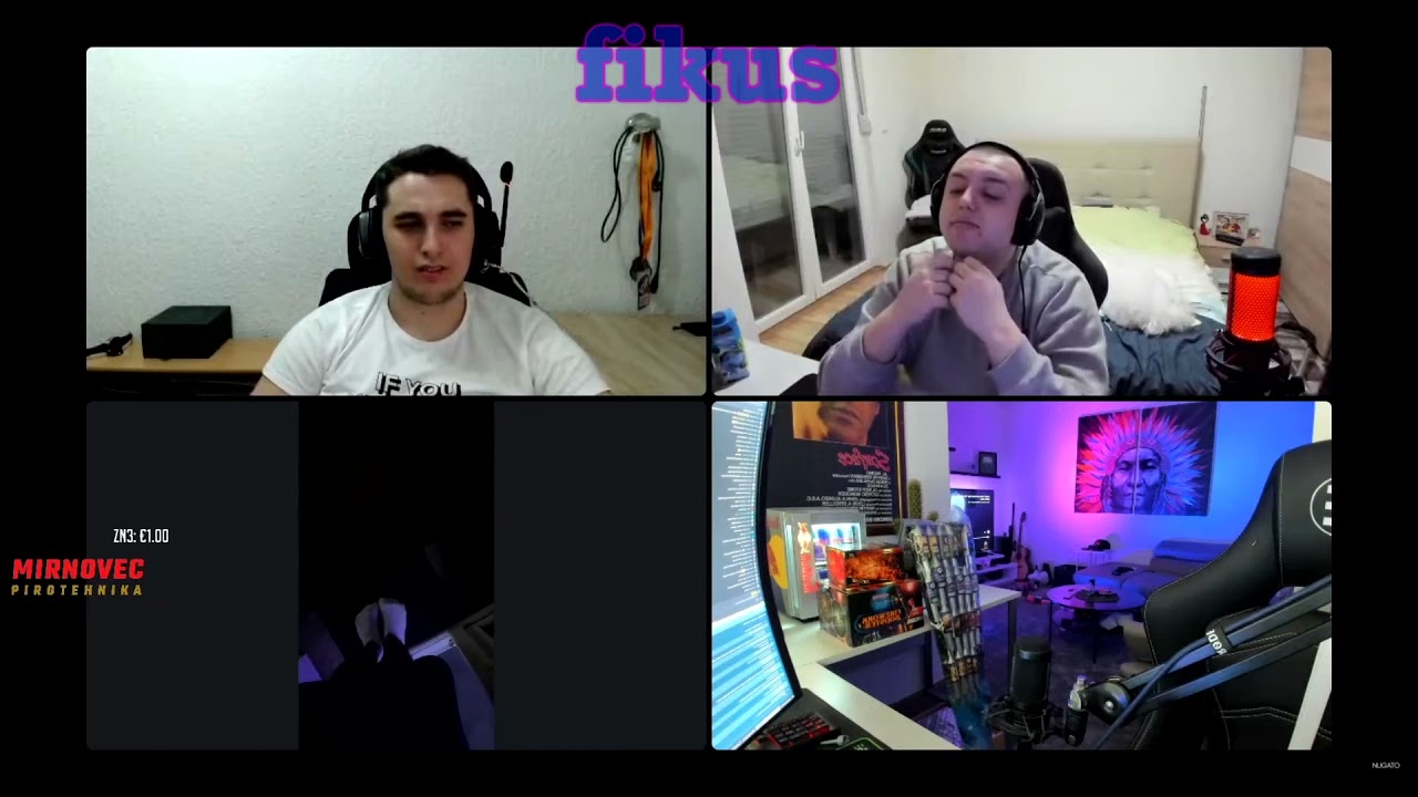 NUGATO PALI RAKETICE U STRIMU *ZAPALIO KUCU*