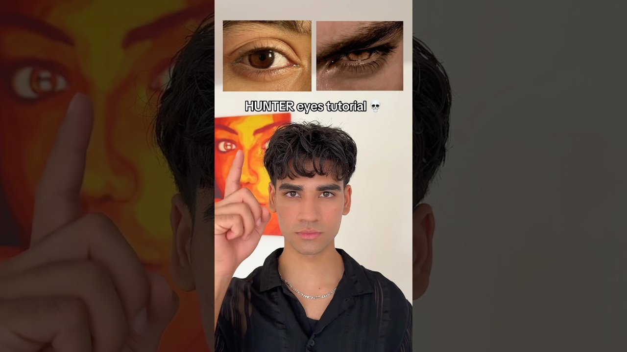 Hunter eyes Tutorial 💀 #hunter #eyes #viral #fyp