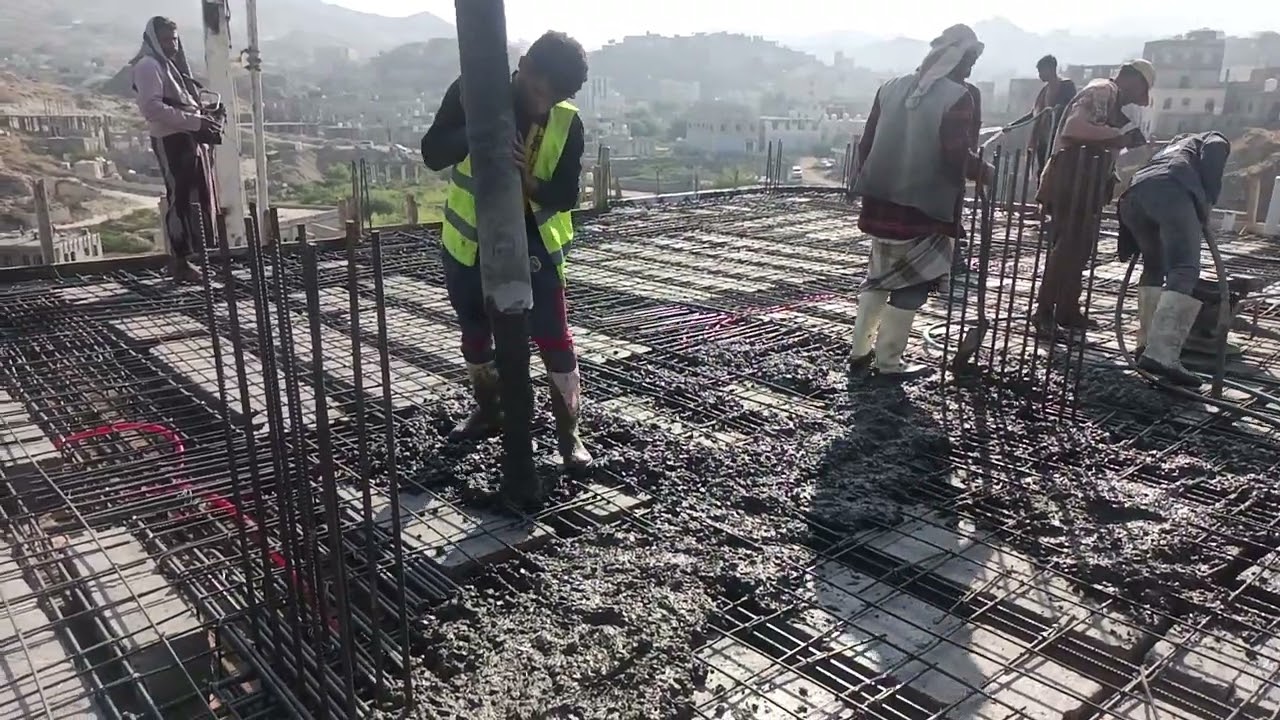 صبة سقف ابو الغيث الحمودي الدور الخامس