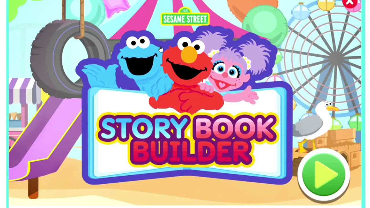 Sesame Street Story Book Builder Online Game by PBS Kids