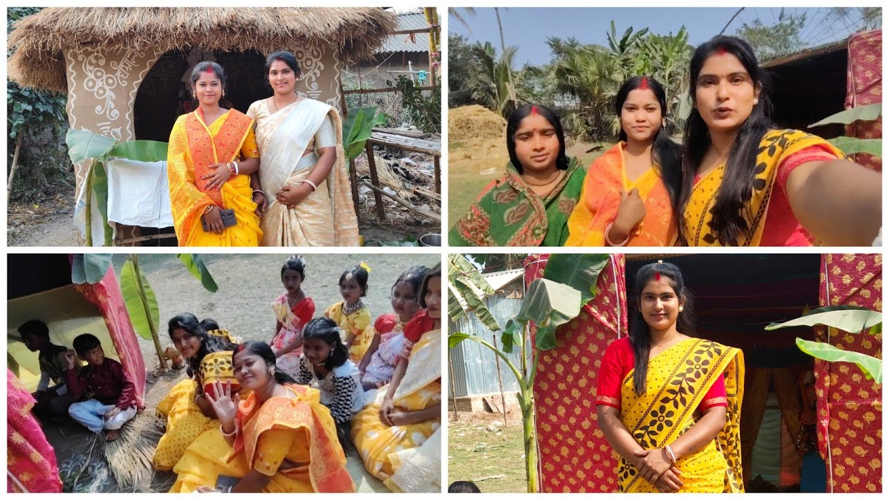 অনেক বড়ো দায়িত্ব দিয়েছেন নতুন বৌকে আর আমাকে 🥰 সারাদিন সবাই একসাথে অনেক মজা করলাম 😎