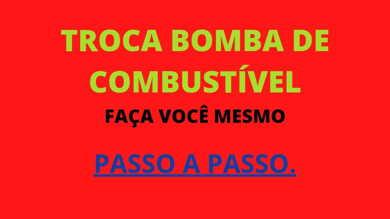 TROCA BOMBA DE COMBUSTÍVEL   PASSO A PASSO  NOVO LOGAN 2018 2019