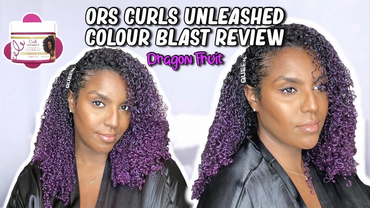 ORS CURLS UNLEASHED COLOR BLAST DRAGON FRUIT REVIEW | Hair Wax On Natural Hair