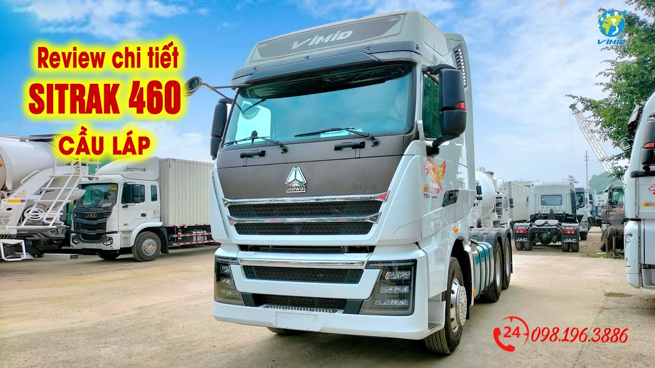 RIVIEW CHI TIẾT ĐẦU KÉO SITRAK 460 TH7 LUXURY CẦU LÁP 2022 [HOWO VIMID] 0981963886