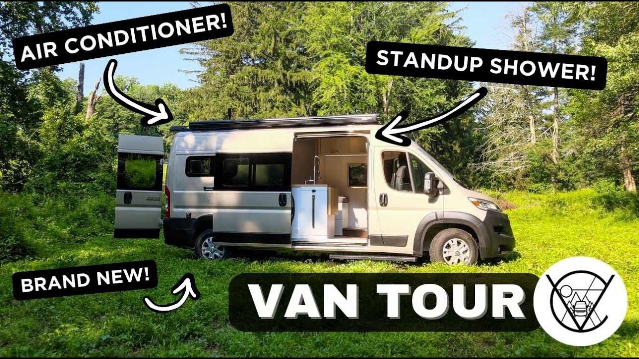 СОВЕРШЕННО НОВЫЙ Promaster Custom Camper Van Tour 2023 года!