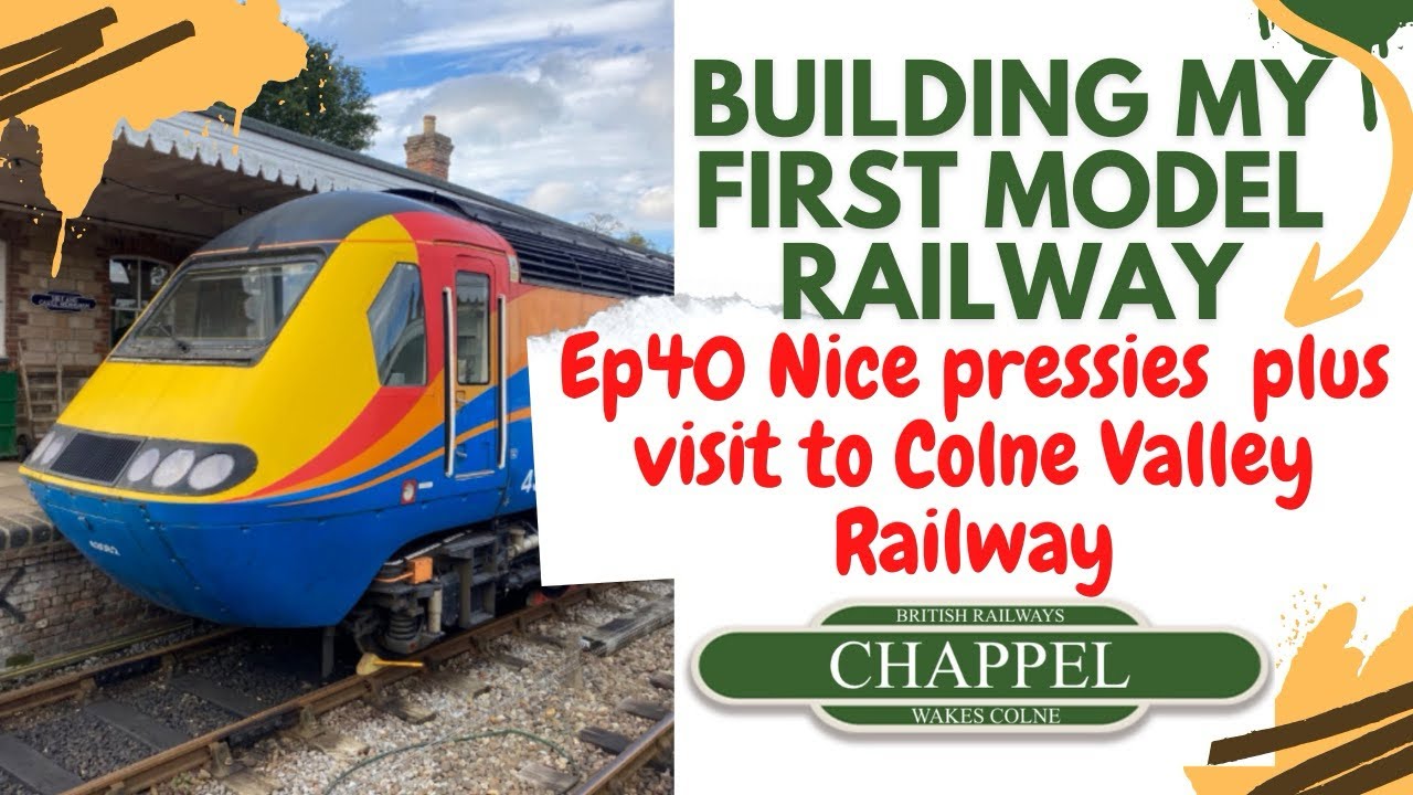 40 Building my first model railway- Christmas gifts for the layout and a visit to a Heritage Line