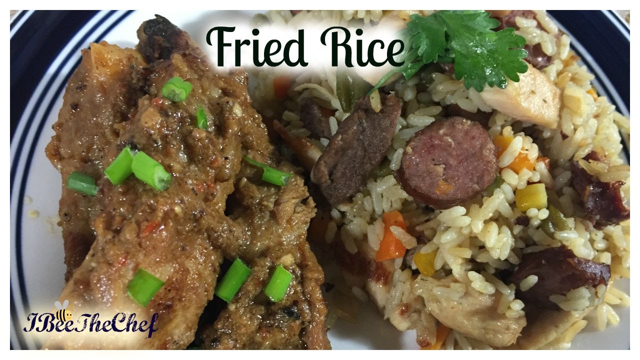 How to Cook Liberian Fried  Rice and Ribs