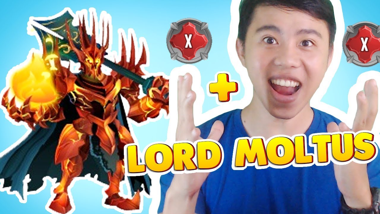 Monster Legends - Lord Moltus - Add strength runes level 10