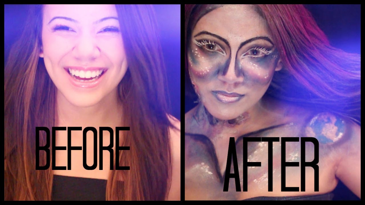 MY TIME TRAVEL To The Future Makeup Tutorial And Story