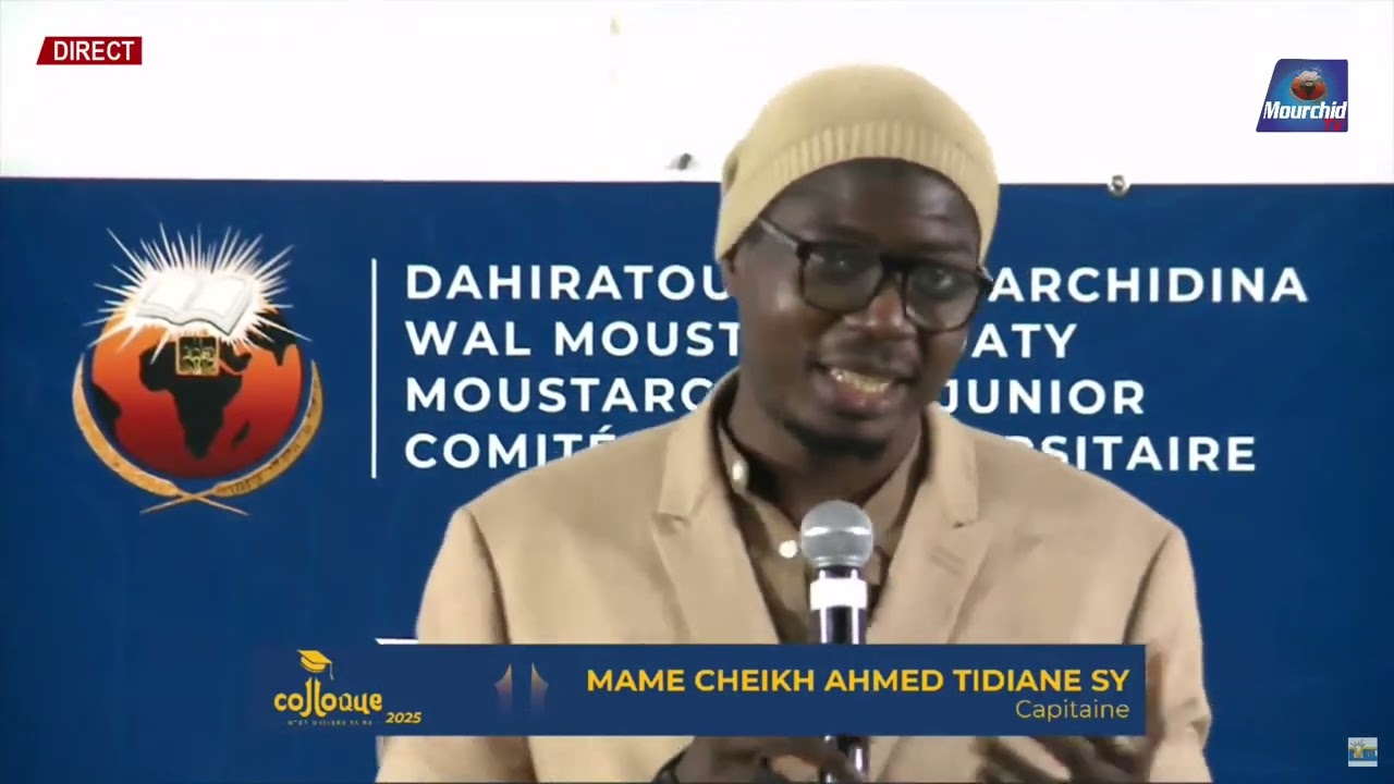 Allocution de Mame Cheikh Ahmed Tidiane SY Capitaine - colloque inter-universitaire 2025