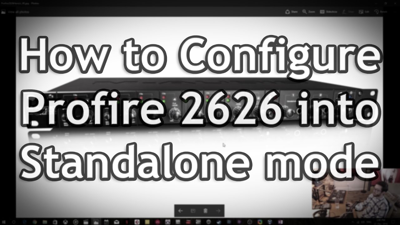 Как настроить ProFire 2626 для дополнительных входов/выходов (в автономном режиме)
