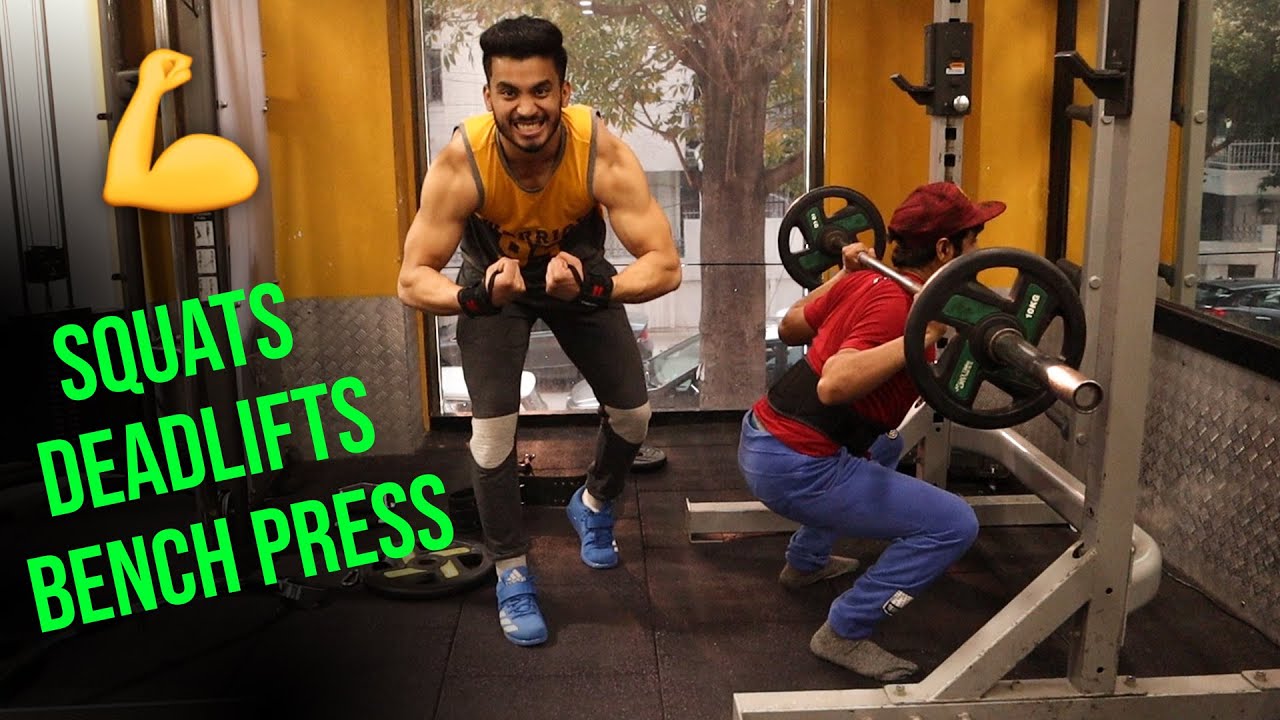 Squats, Deadlifts and Bench Press | Workout Vlog |