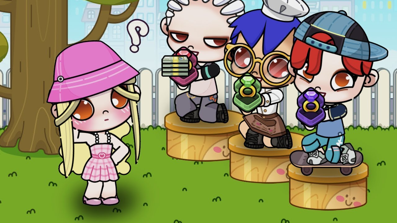 Who Will She Choose Between The Rich Vs The Super Chef Or The Athlete | Avatar World | Toca Boca