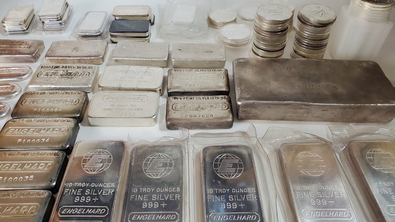 Full Engelhard Stack! Over 400 Ounces Of Vintage Silver!