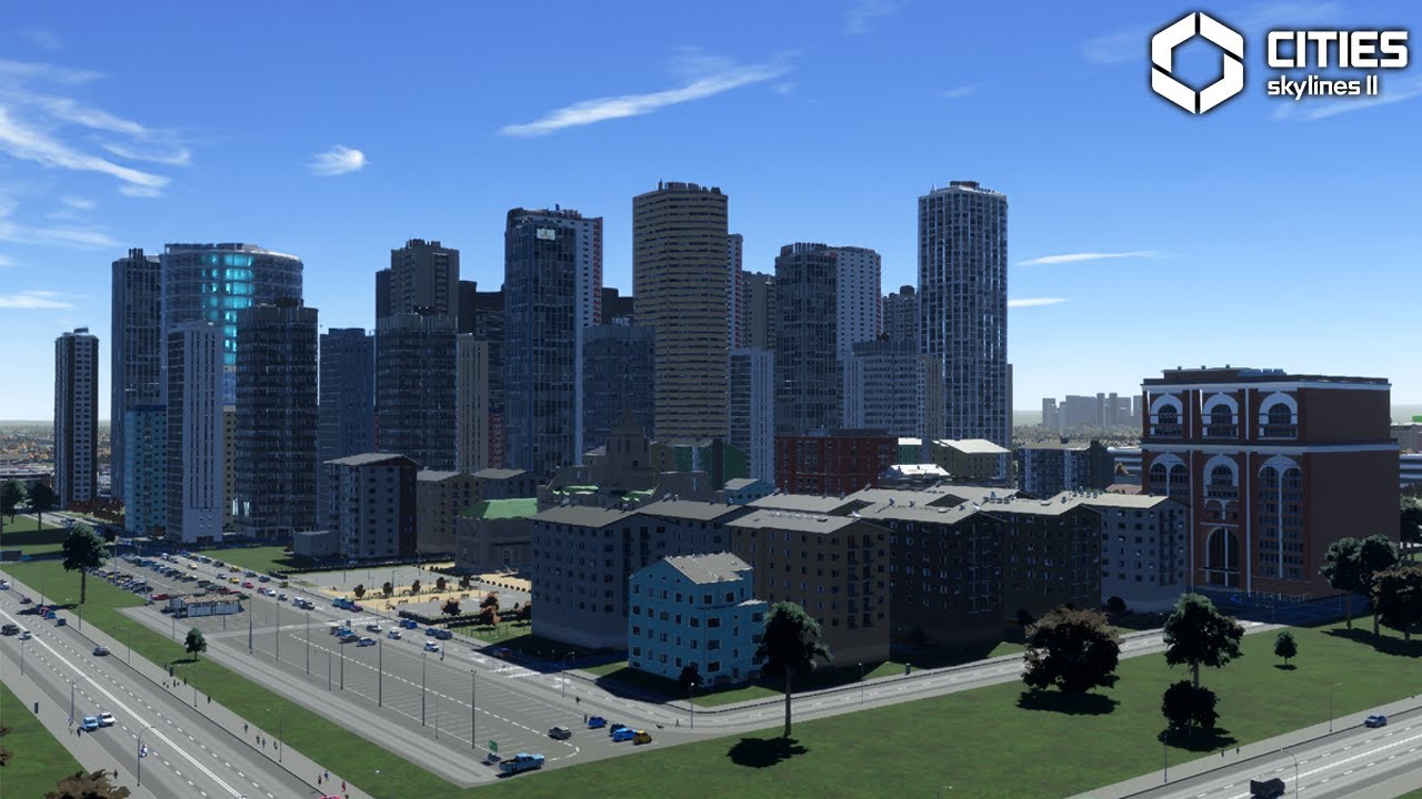 Downtown was nog nooit zo mooi in Cities Skylines 2