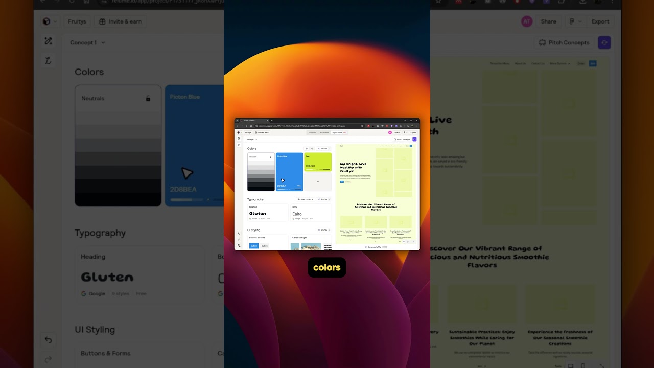 Create brand identities with AI @Relume_io  #ai #design #relume  #designwebsite