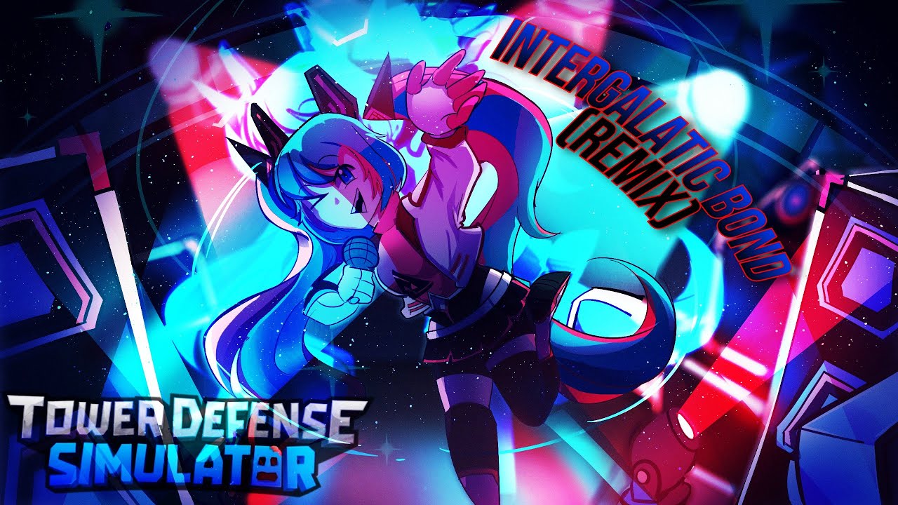 (Remix) Tower Defense Simulator OST - Intergalactic Bond (Mako DJ Theme) (with official lyrics)