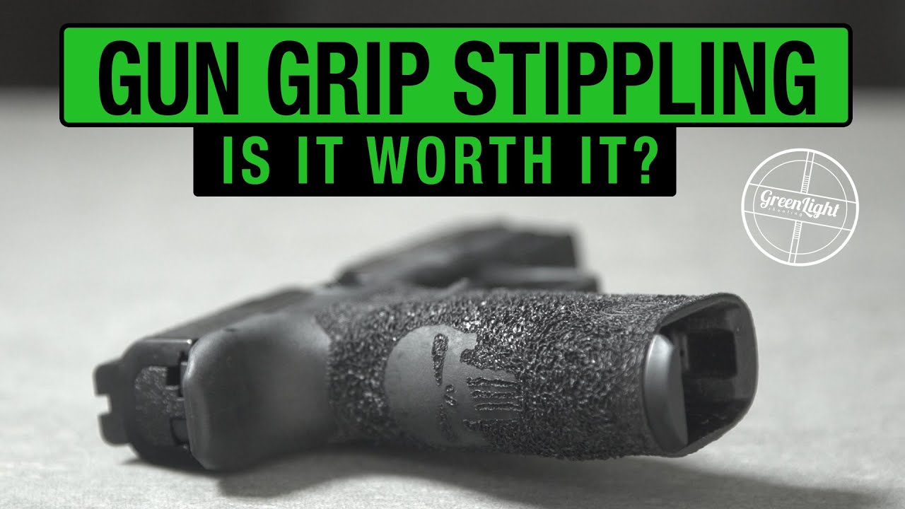 How To Improve Your Gun Grip! -- STIPPLING REVIEW - Is It Worth It?