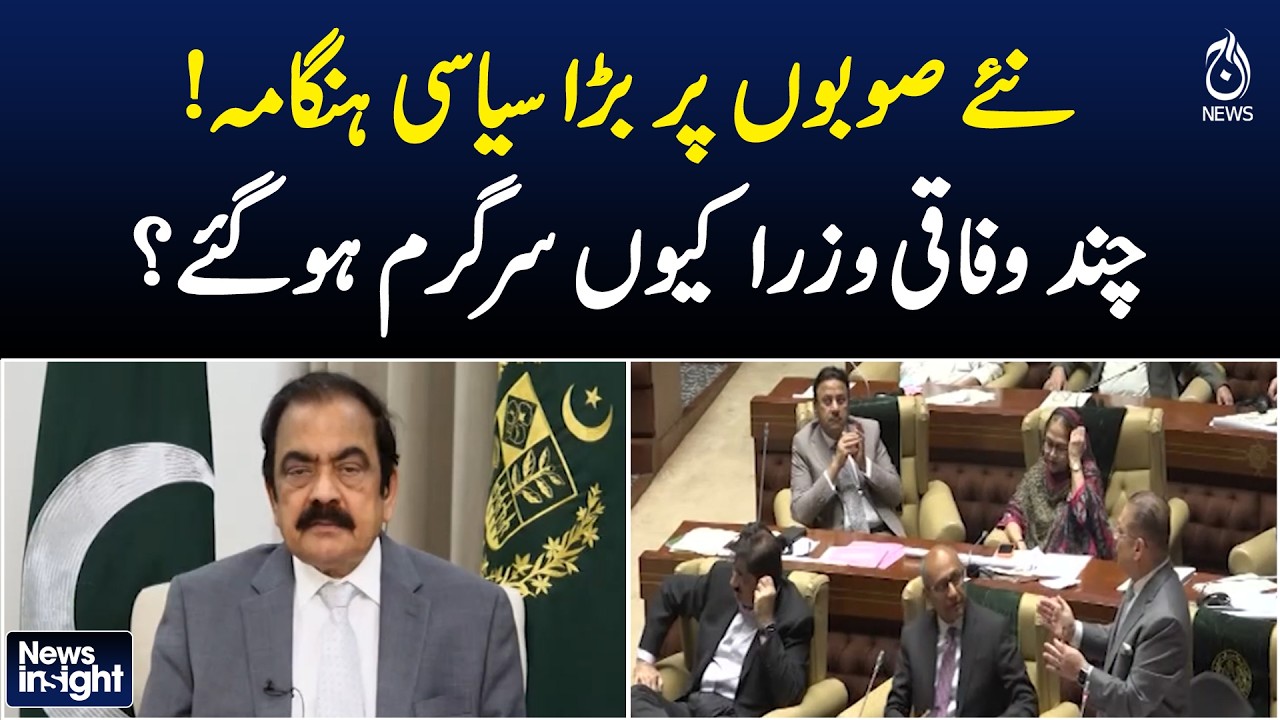 Pakistan New Provinces | Political Tensions | Federal Ministers | Major Debate | NEWS INSIGHT