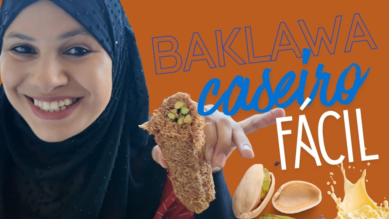 Baklawa Árabe em Versão Caseira Brasileira - IMPERDÍVEL