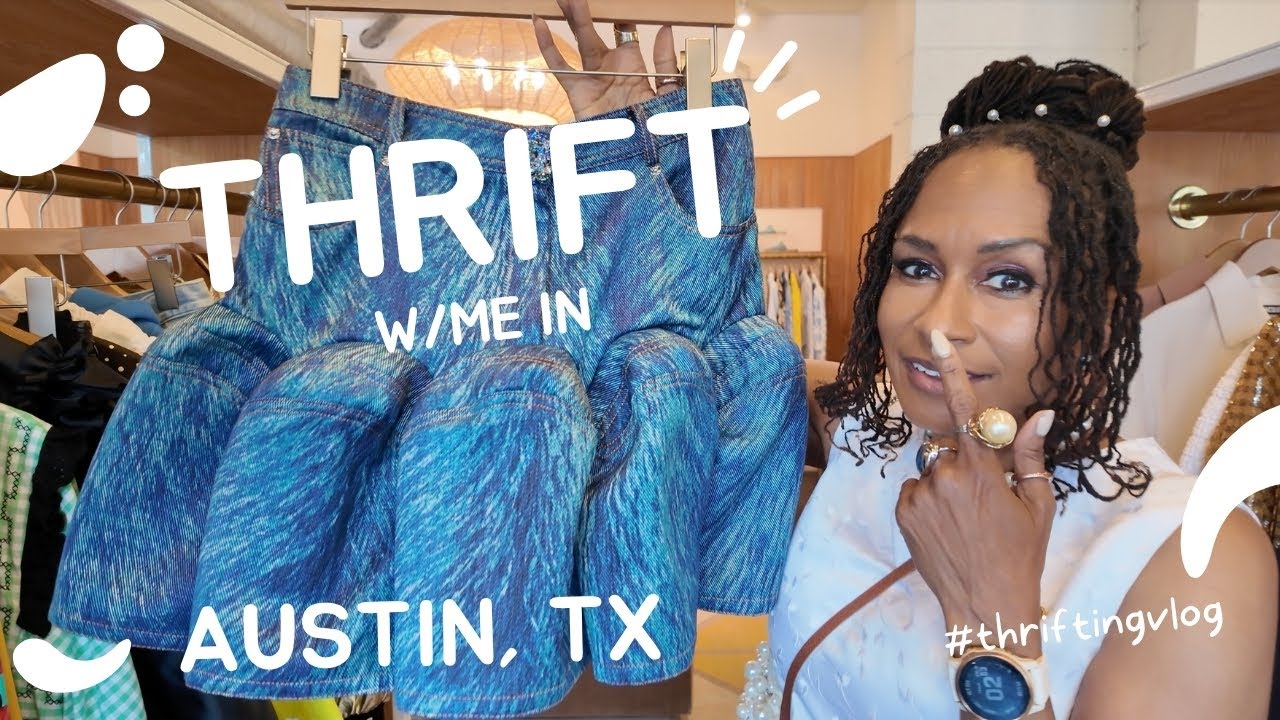 Thrifting in Austin! Luxury Finds, Vintage Gems & a Missed Flight | Come Shop With Me