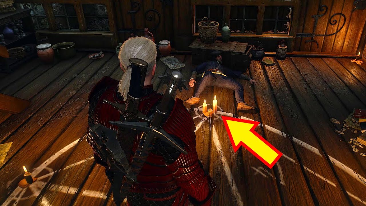 Spooky Sound After Extinguishing All Candles - Heart of Stone Expansion - The Witcher 3