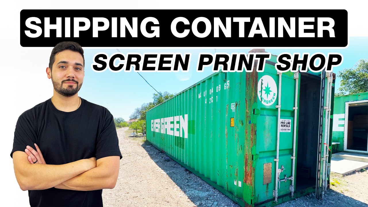 Shipping Container Screen Print Shop - Welcome to Success Print Shop