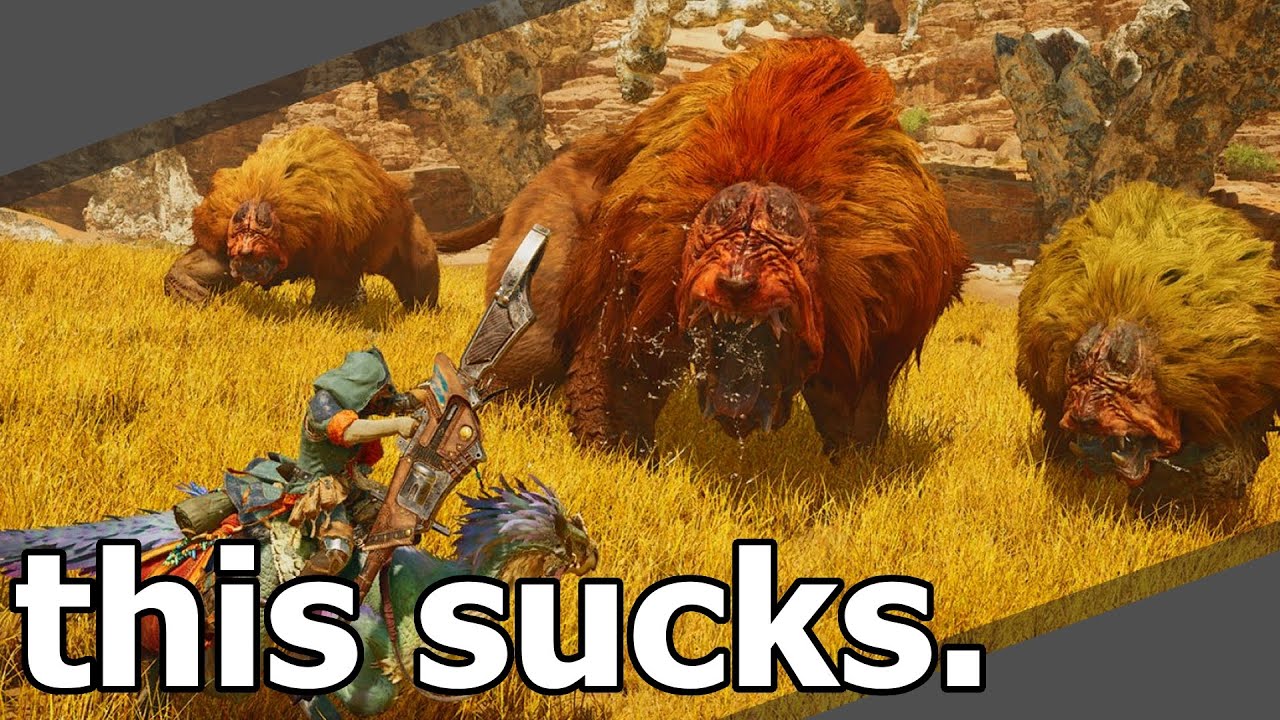 The pack mechanics in Monster Hunter Wilds are bad.