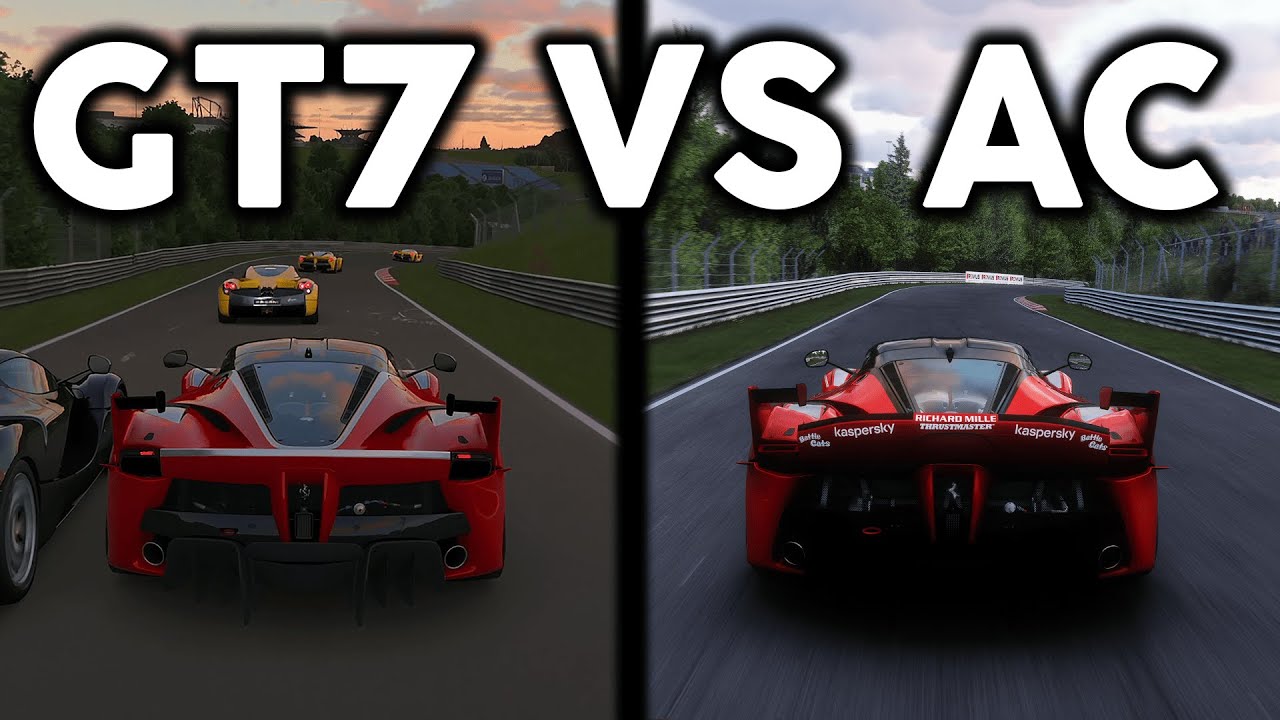 Gran Turismo 7 VS. MAXED OUT Assetto Corsa!! (Graphics + Sound Comparison)